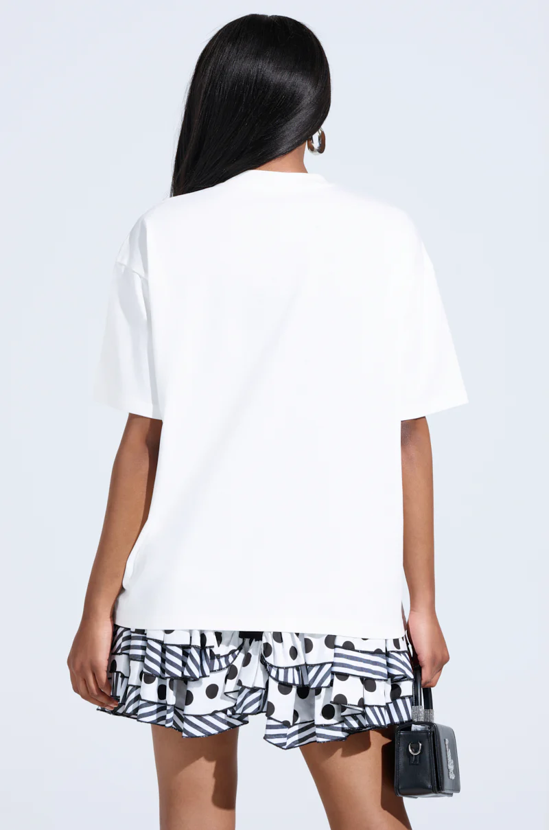 8BALL RHINESTONE OVERSIZED TEE - Image 5