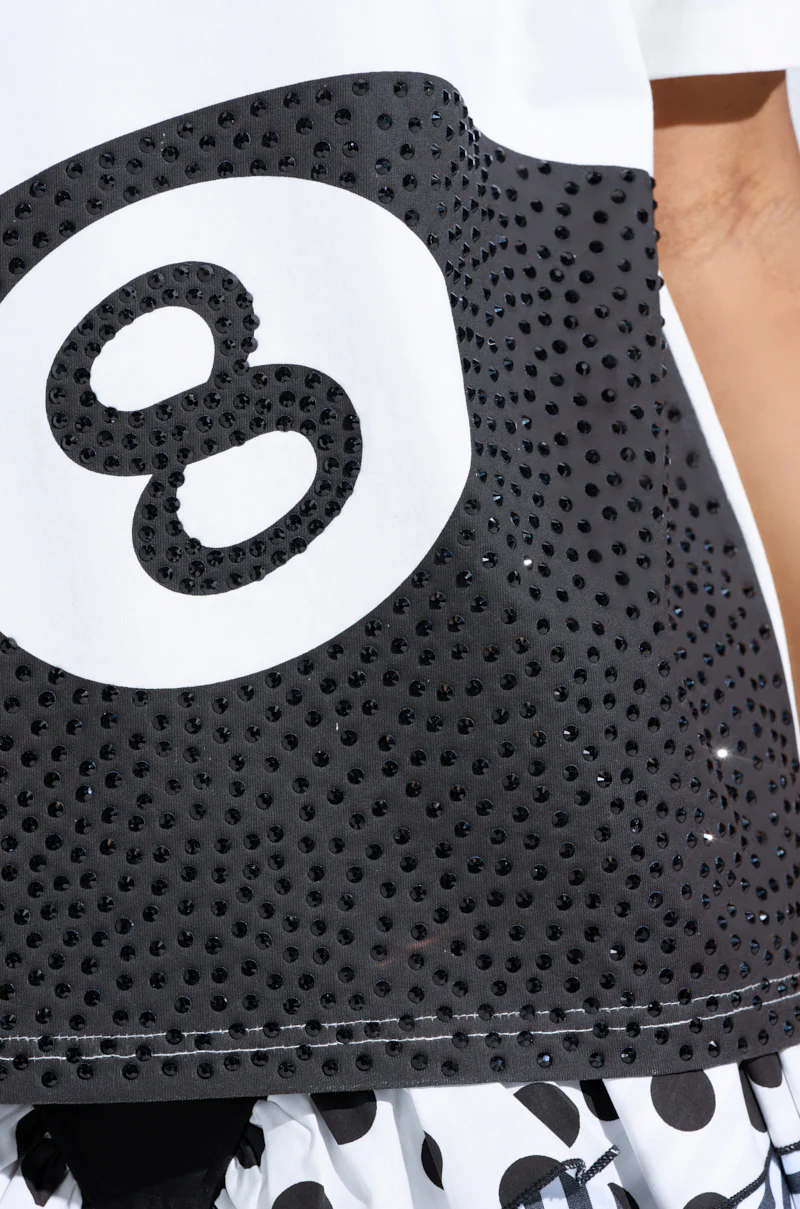 8BALL RHINESTONE OVERSIZED TEE - Image 7
