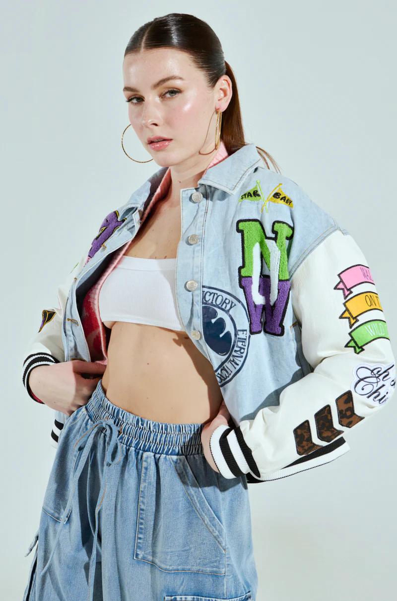ACADEMIA DENIM BOMBER - Image 3