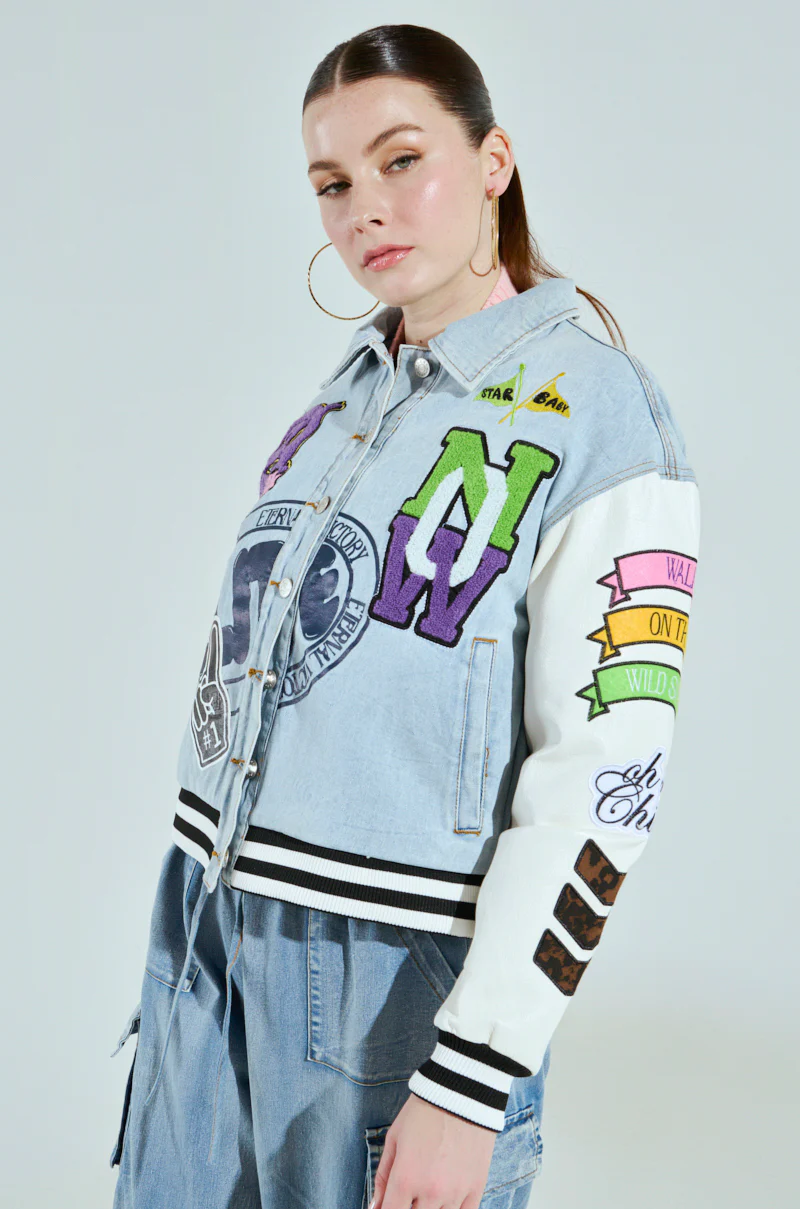 ACADEMIA DENIM BOMBER - Image 4