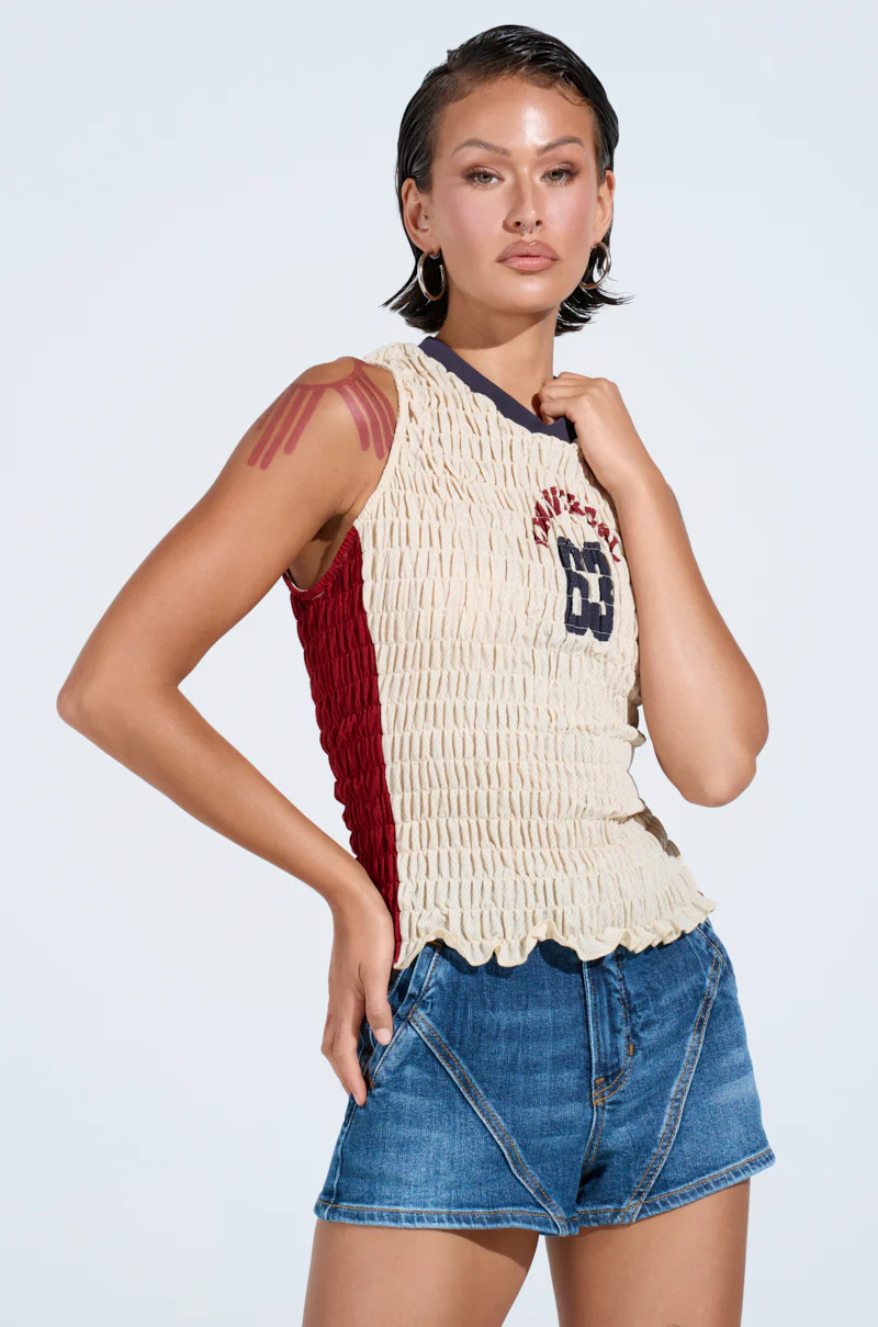ADDICTED RUCHED JERSEY TOP - Image 2