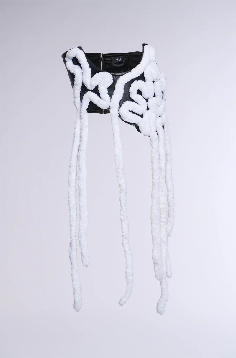 AESTHETIC APPLIQUE CORSET BELT - Image 4