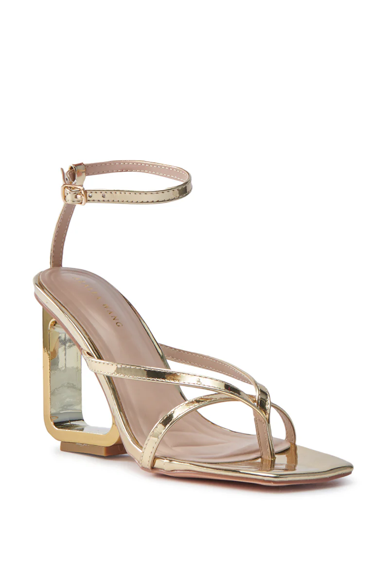 AKIRA BRANWEN GOLD WEDGE SANDAL - Image 6