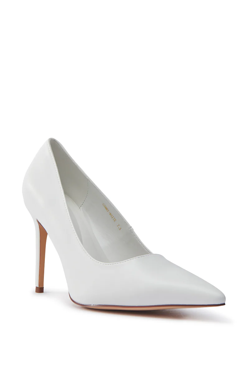 AKIRA GINNY WHITE PUMP - Image 5