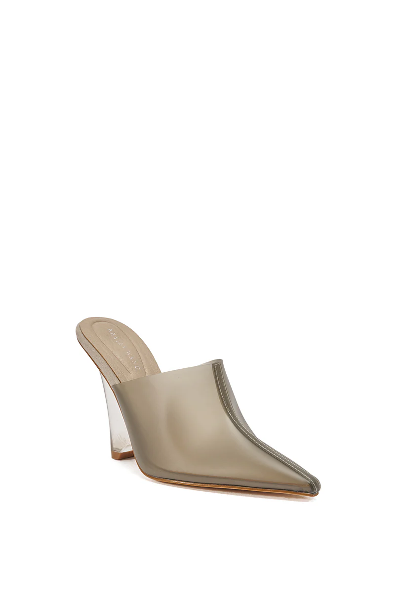 AKIRA GOLD SANCTUS GREY PVC PUMP - Image 6