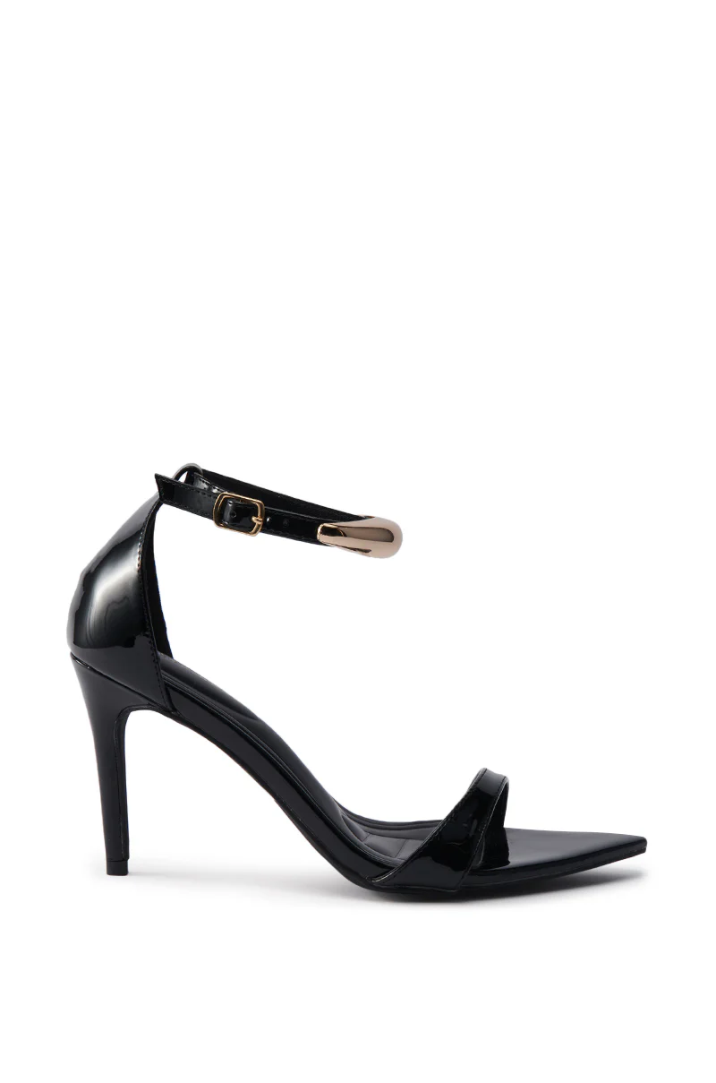 AKIRA NEMTI BLACK STILETTO SANDAL - Image 5