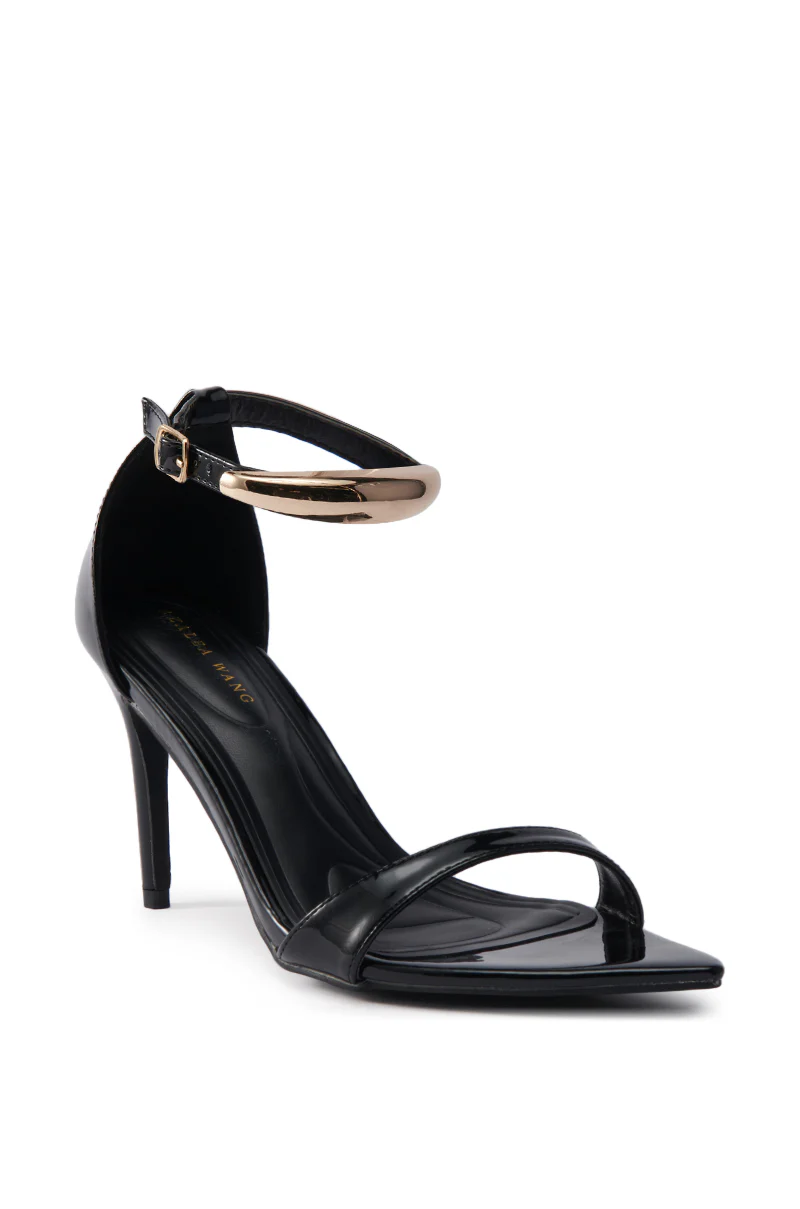 AKIRA NEMTI BLACK STILETTO SANDAL - Image 6