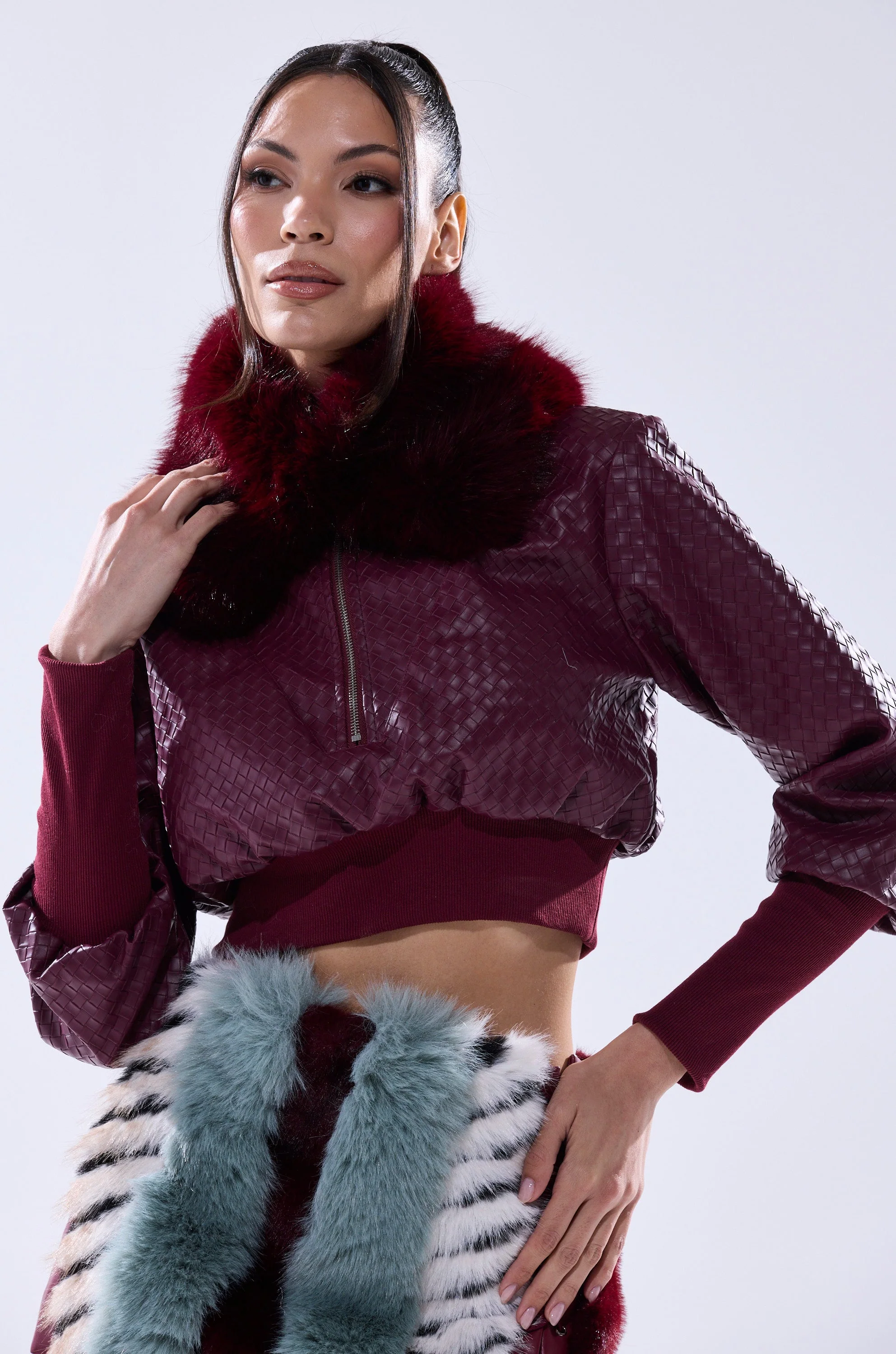 ALAIA FAUX FUR COLLAR - Image 5