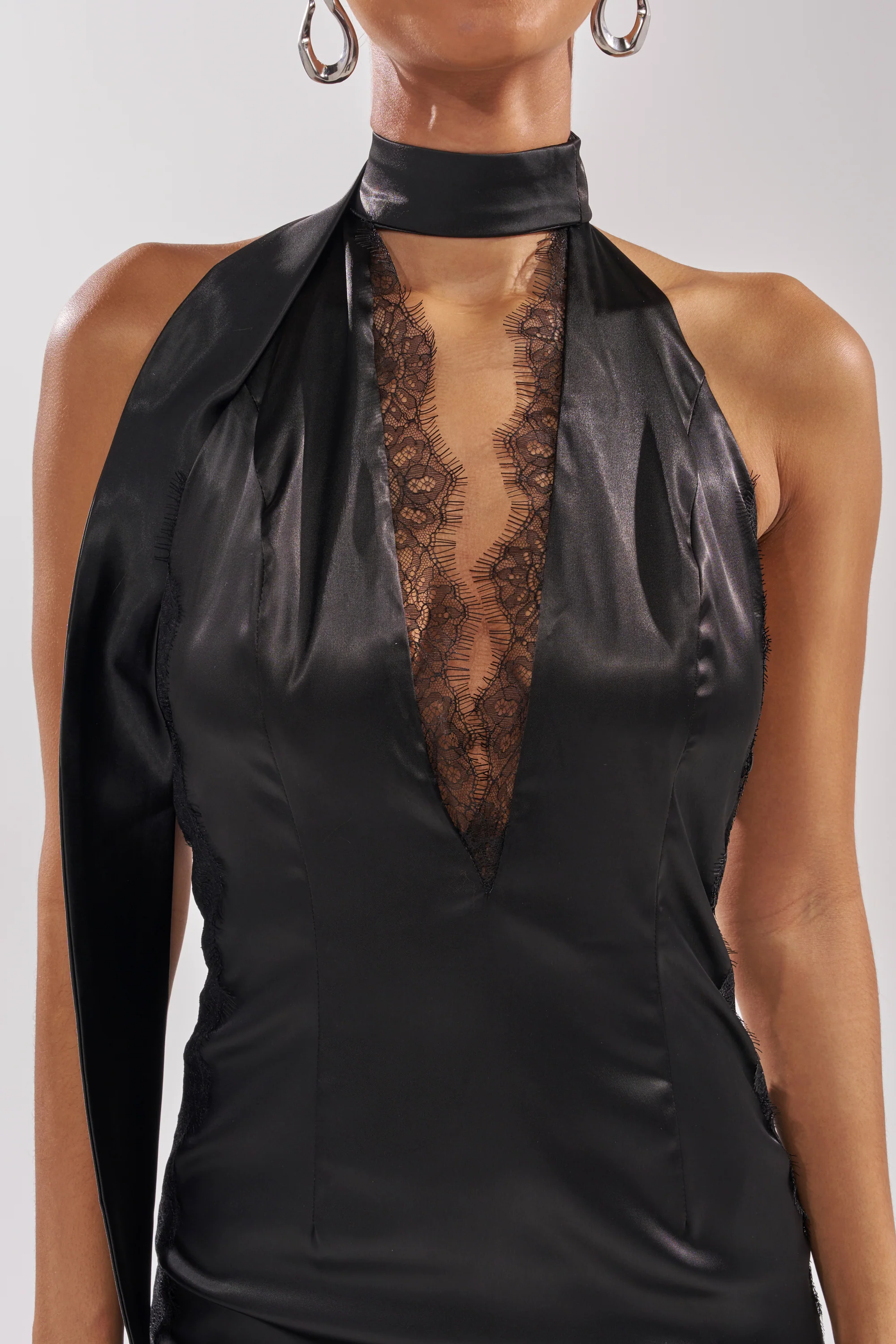 ALEXA SATIN MINI DRESS - Image 7