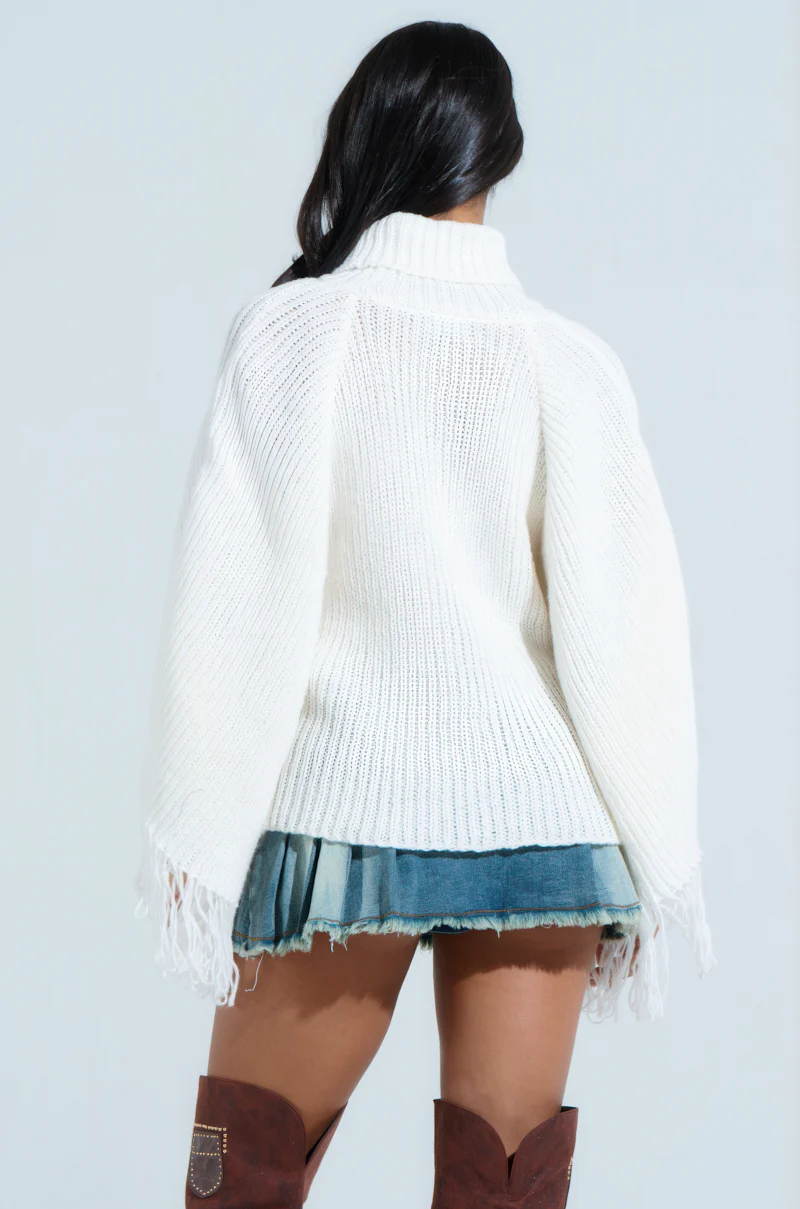ALIX FRINGE SWEATER - Image 4