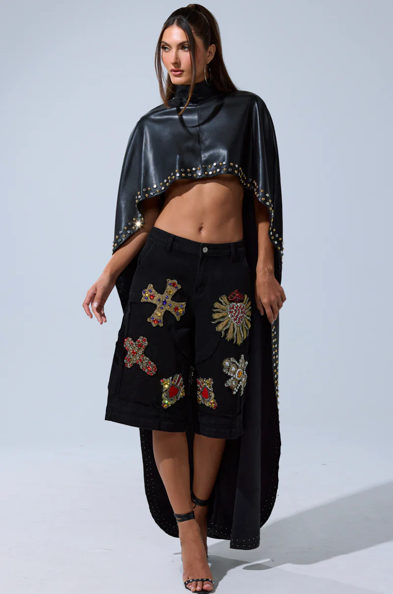 ALL ABOUT THE DROP TURTLENECK HIGH-LOW BLOUSE - Image 5