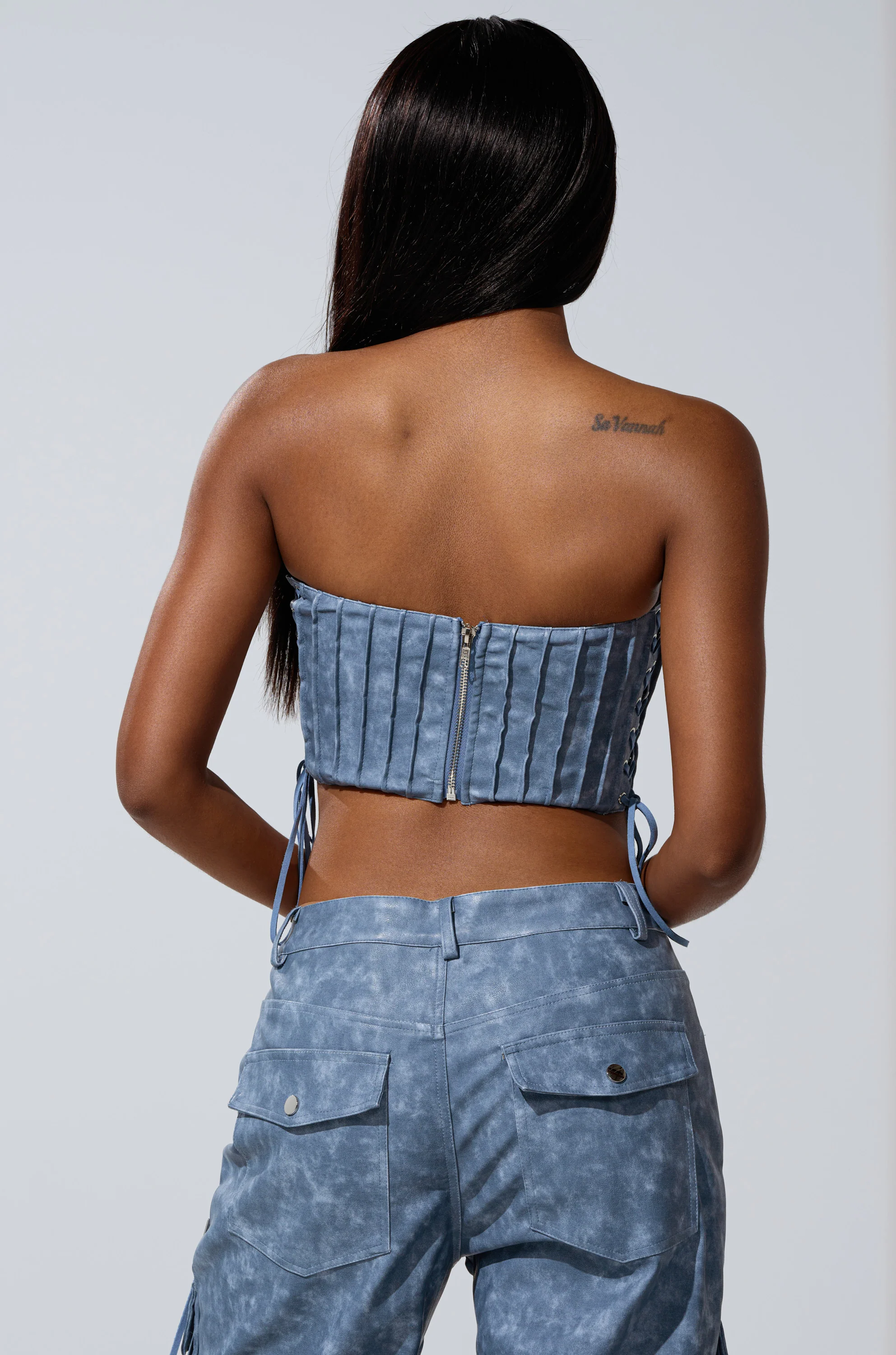ALL AROUND THE CITY PU CORSET - Image 4
