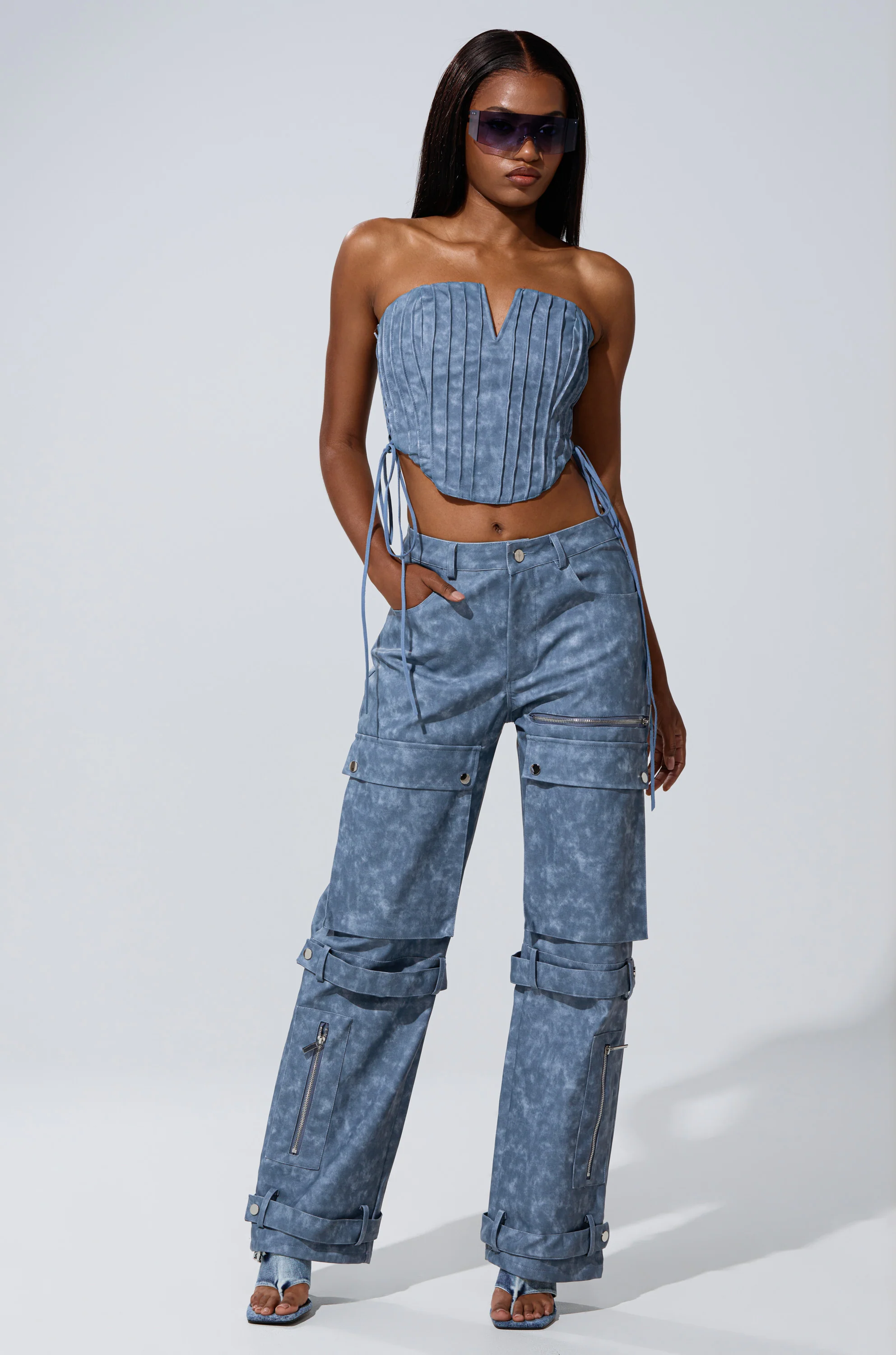 ALL AROUND THE CITY PU CORSET - Image 6