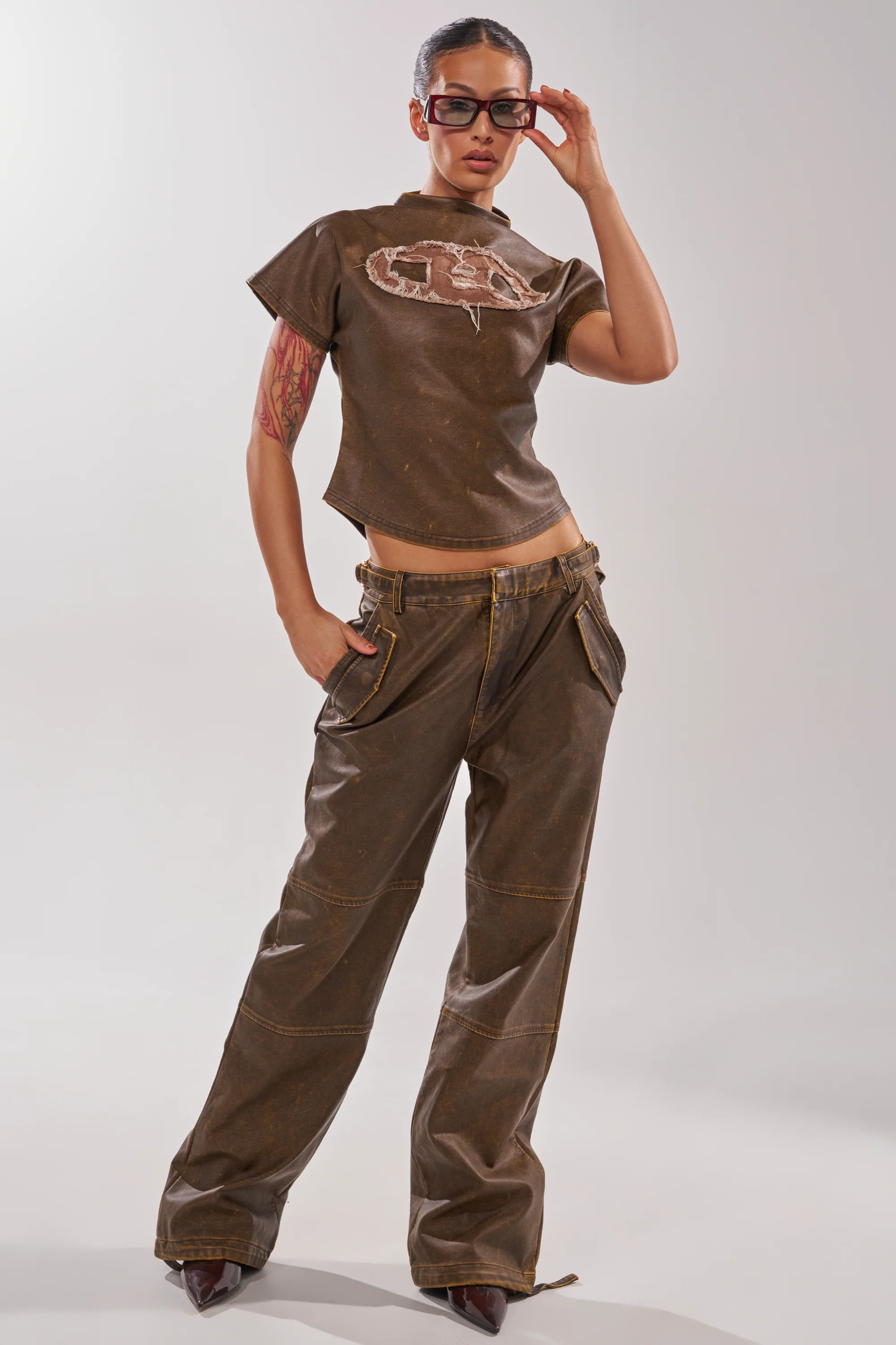 ALL AROUND THE CITY MOCK NECK TOP - Image 6
