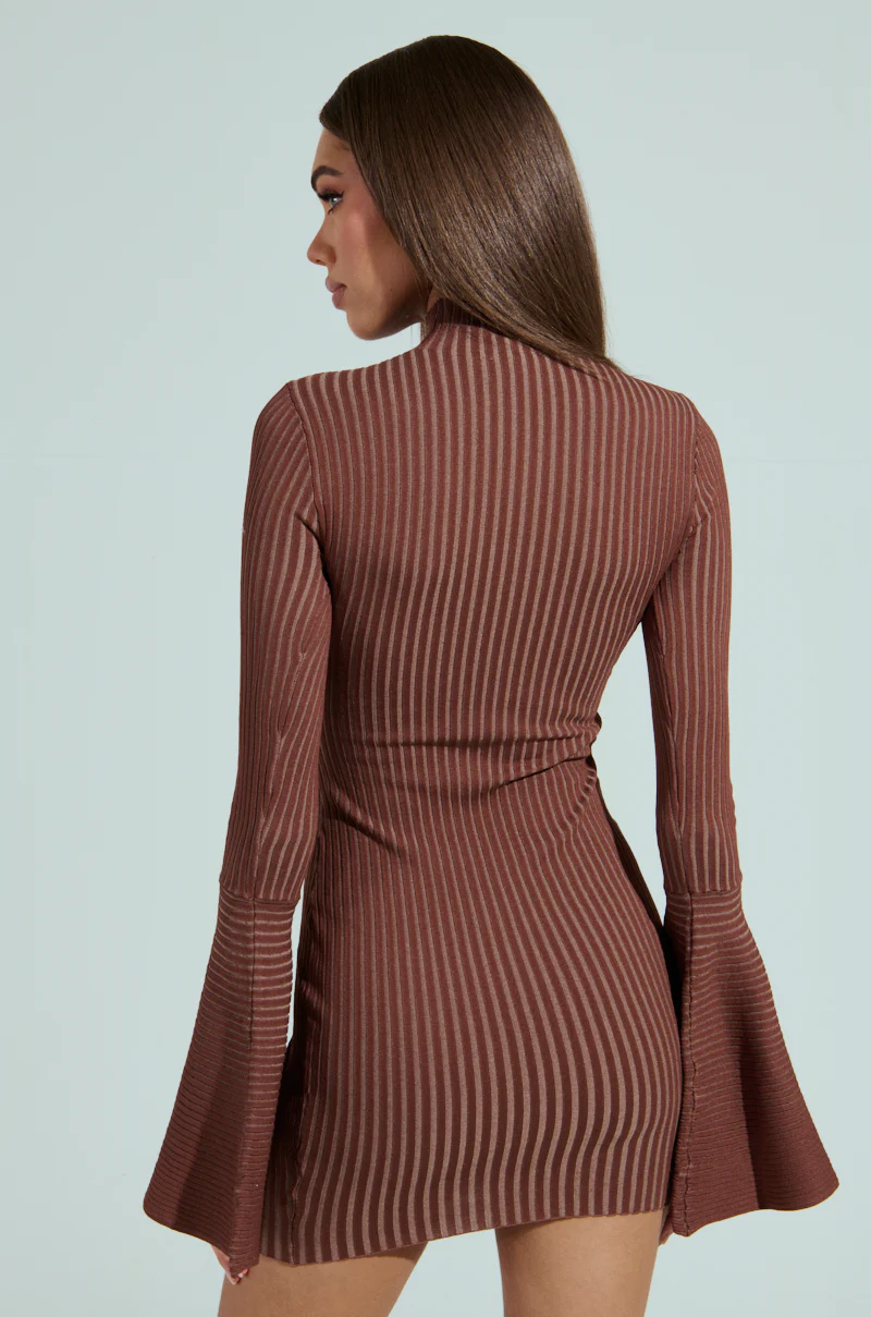ALL CAUGHT UP KNIT MINI DRESS - Image 5