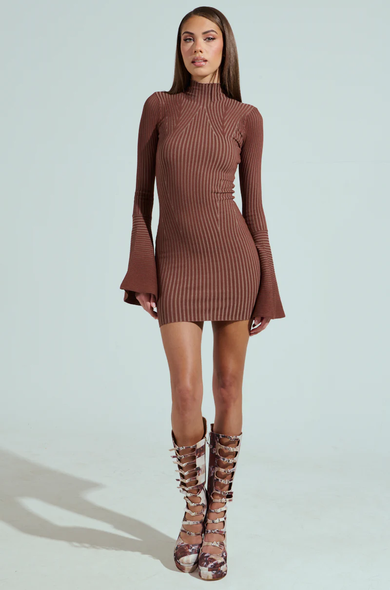 ALL CAUGHT UP KNIT MINI DRESS - Image 8