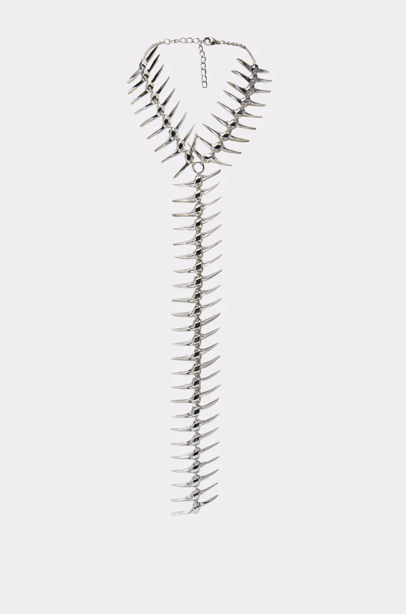 ALL DOWN MY BACK STATEMENT NECKLACE