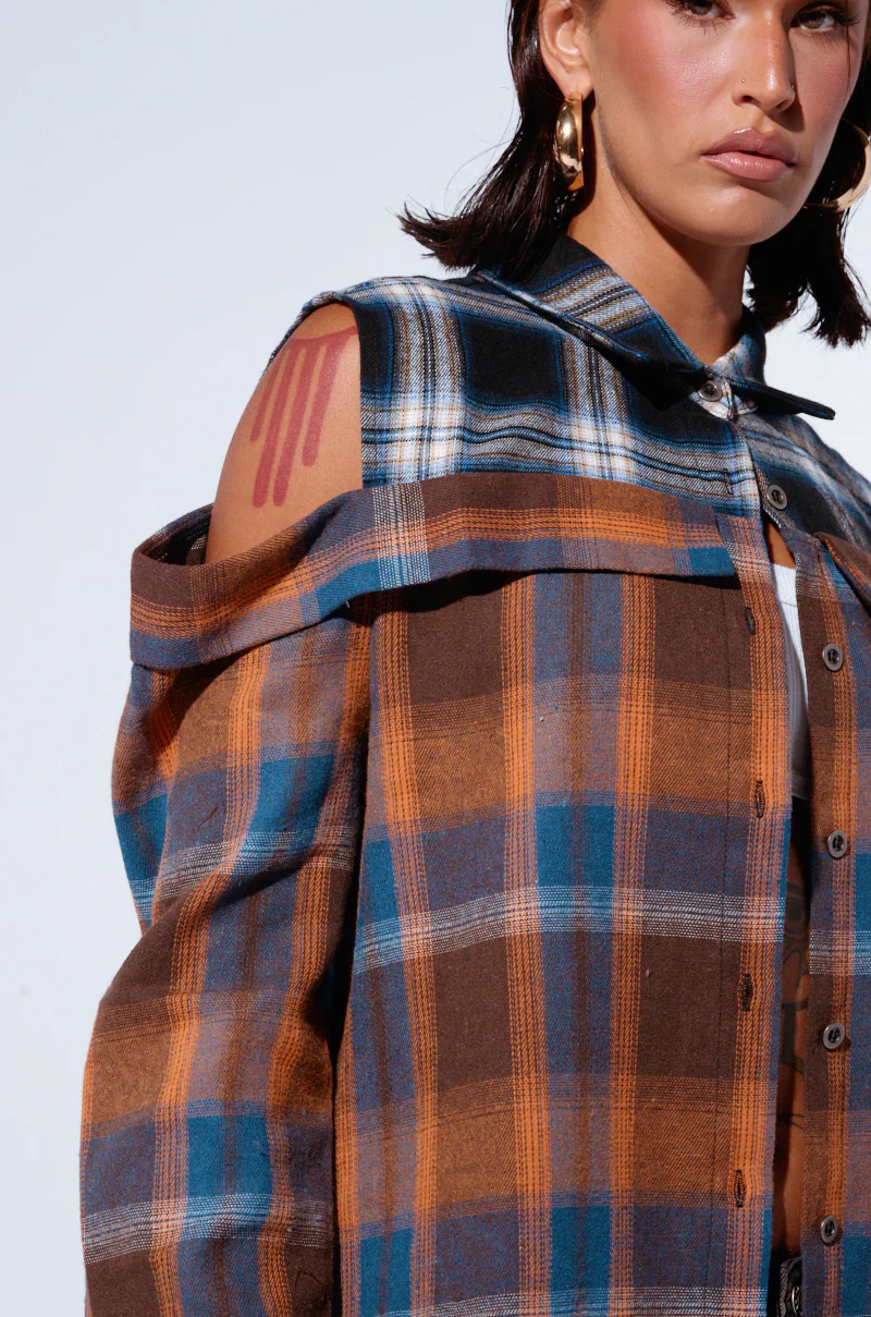 ALL IN A DAYS WORK BUTTON DOWN FLANNEL SHIRT - Image 7