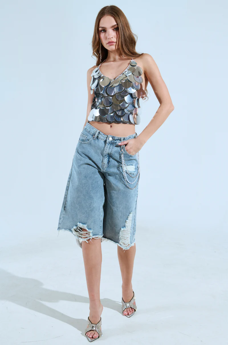 ALL IVE GOT DENIM BERMUDA SHORT - Image 7