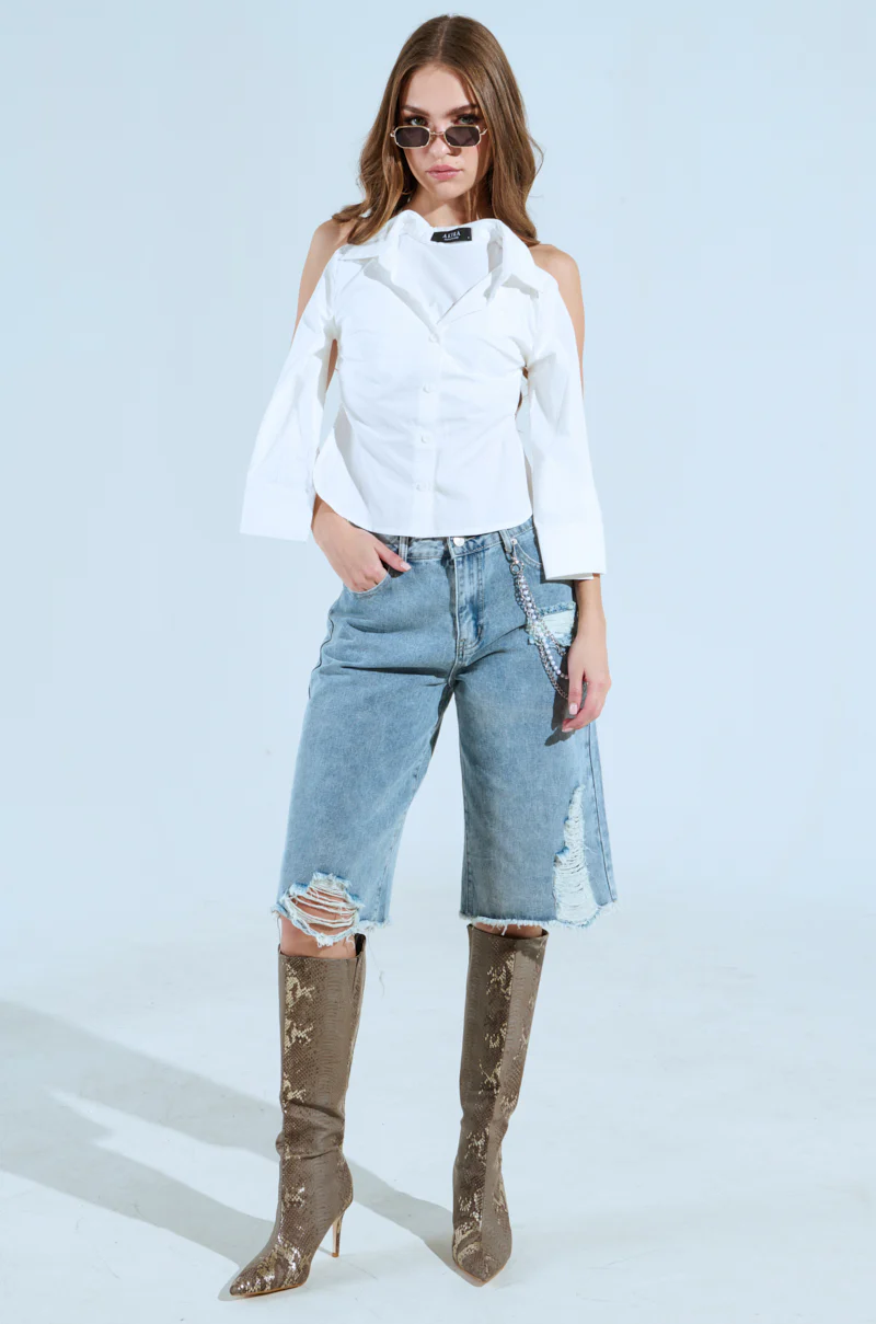 ALL IVE GOT DENIM BERMUDA SHORT - Image 9