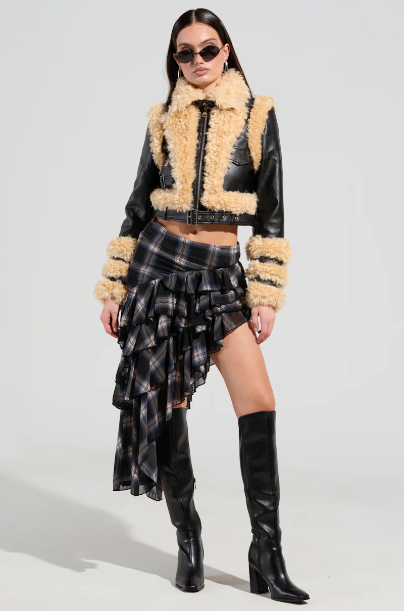 ALL MY LOVE PLAID SKIRT - Image 6