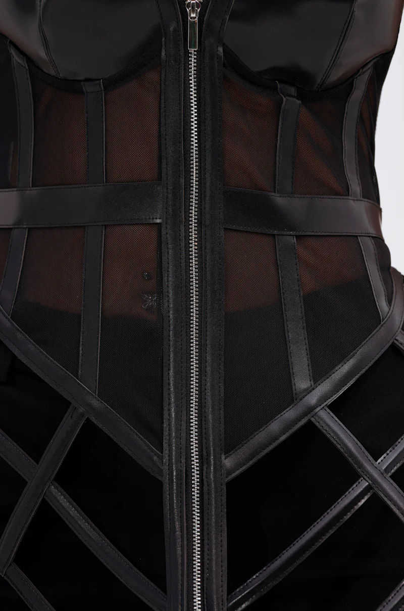 ALL THE DRAMA CUT OUT CORSET - Image 7