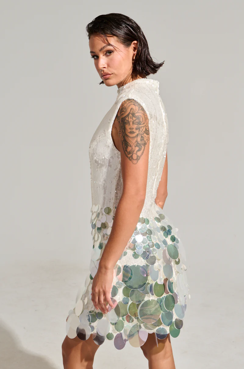 ALL THE RIGHT WAYS SEQUIN MINI DRESS - Image 6
