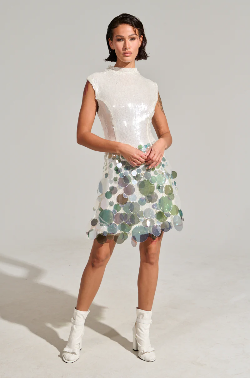 ALL THE RIGHT WAYS SEQUIN MINI DRESS - Image 7
