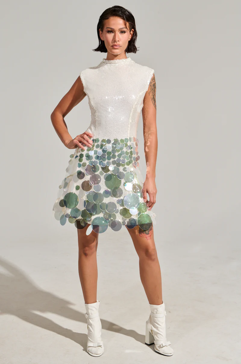 ALL THE RIGHT WAYS SEQUIN MINI DRESS - Image 8