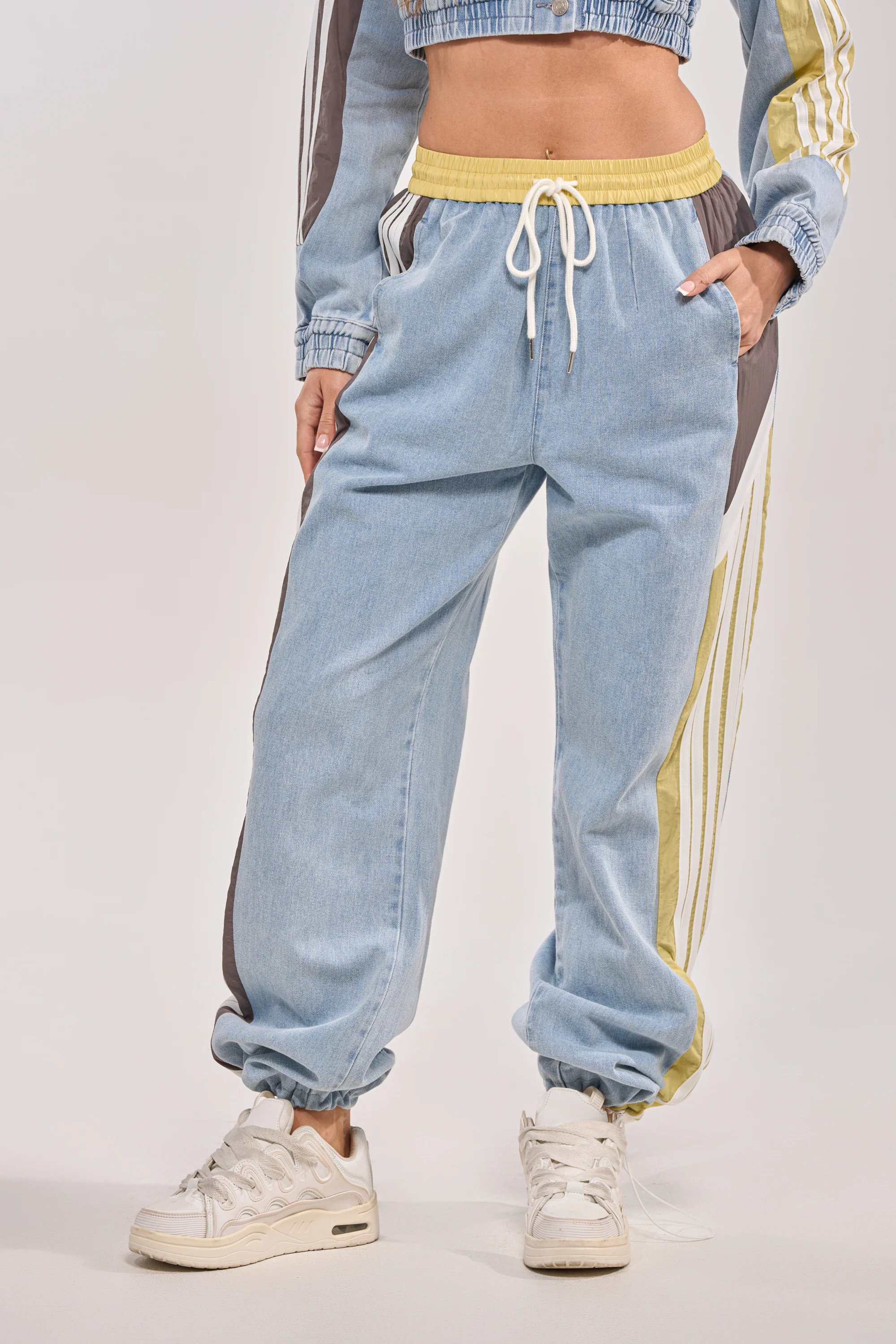 ALONE AGAIN DENIM TRACK PANT - Image 3