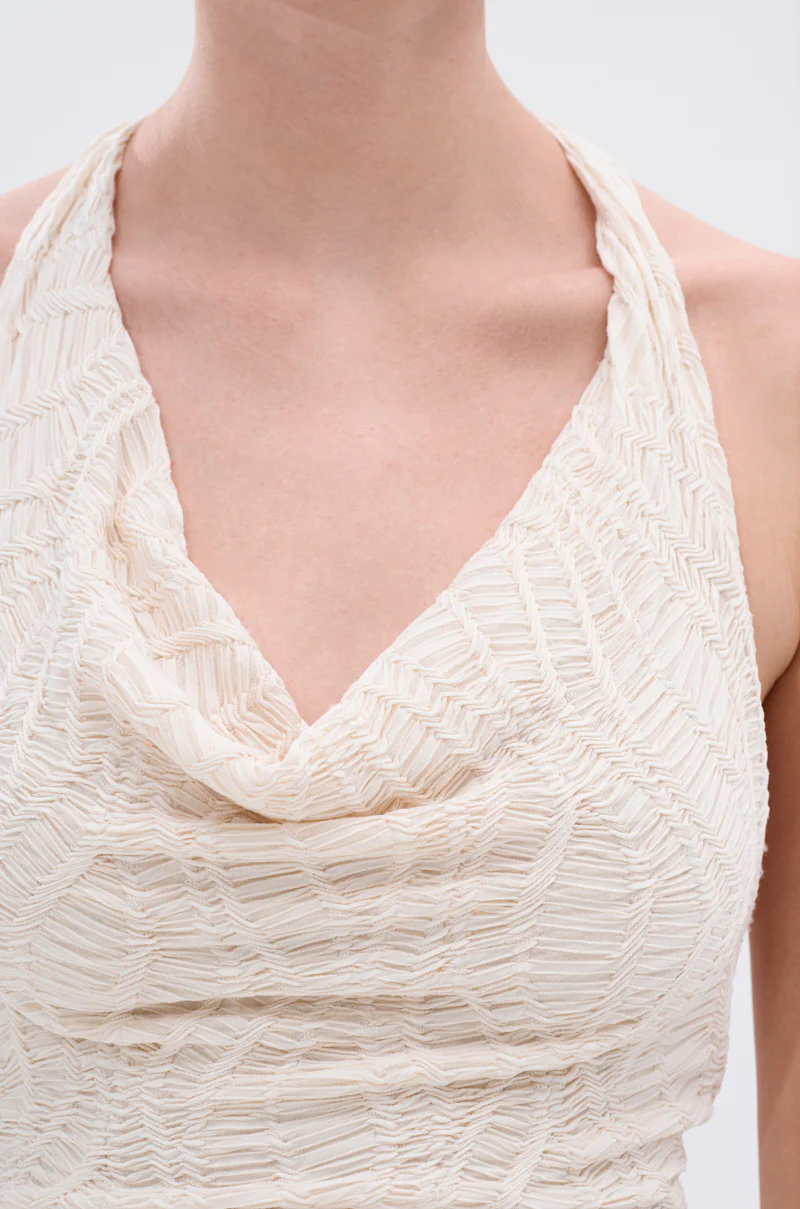 ALWAYS BEST DRESSED MIDI DRESS IN IVORY - Image 7