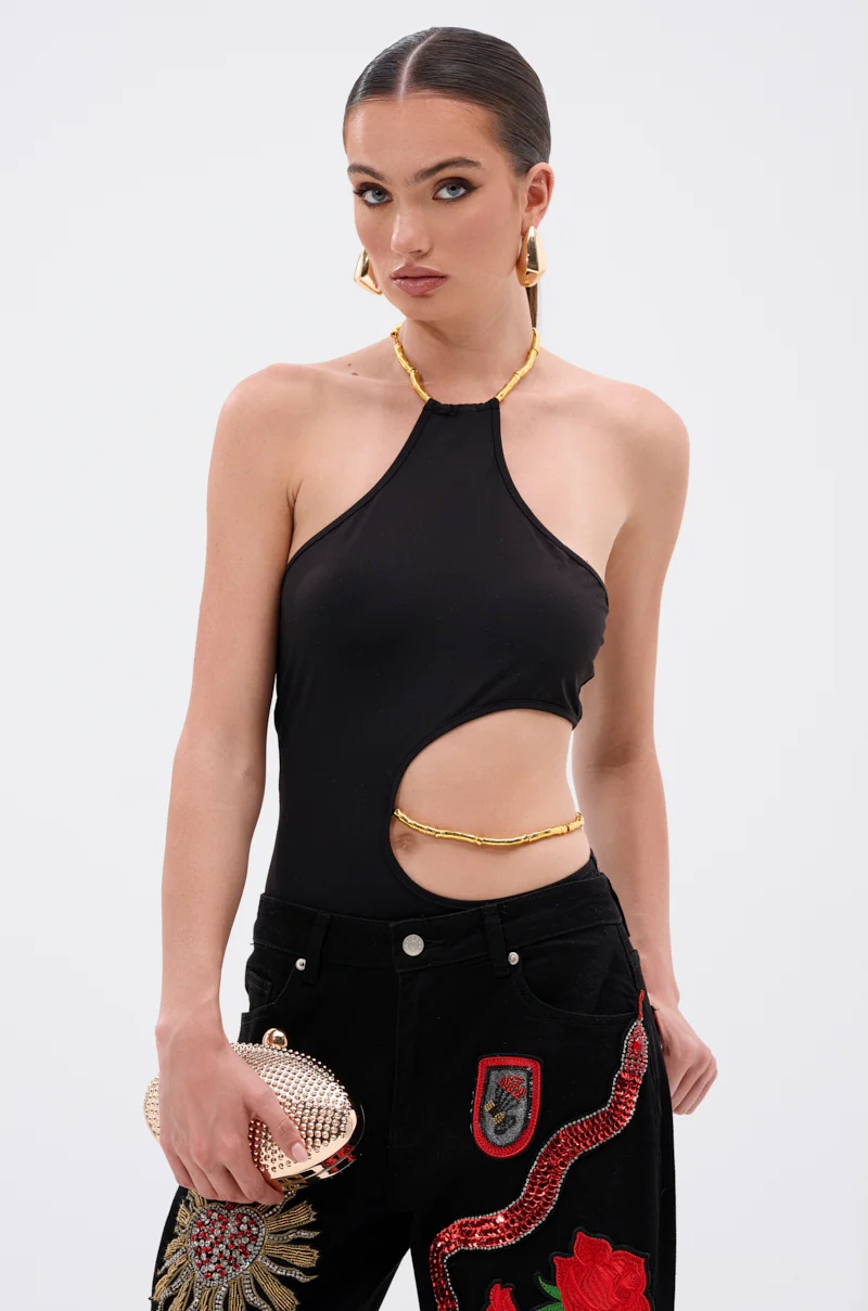 ALWAYS THINKING BODYSUIT WITH CUTOUT - Image 2