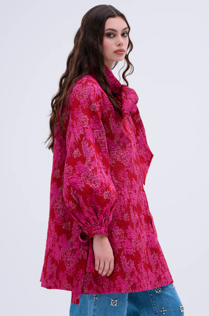 AMALIA TIE NECK TRENCH - Image 4