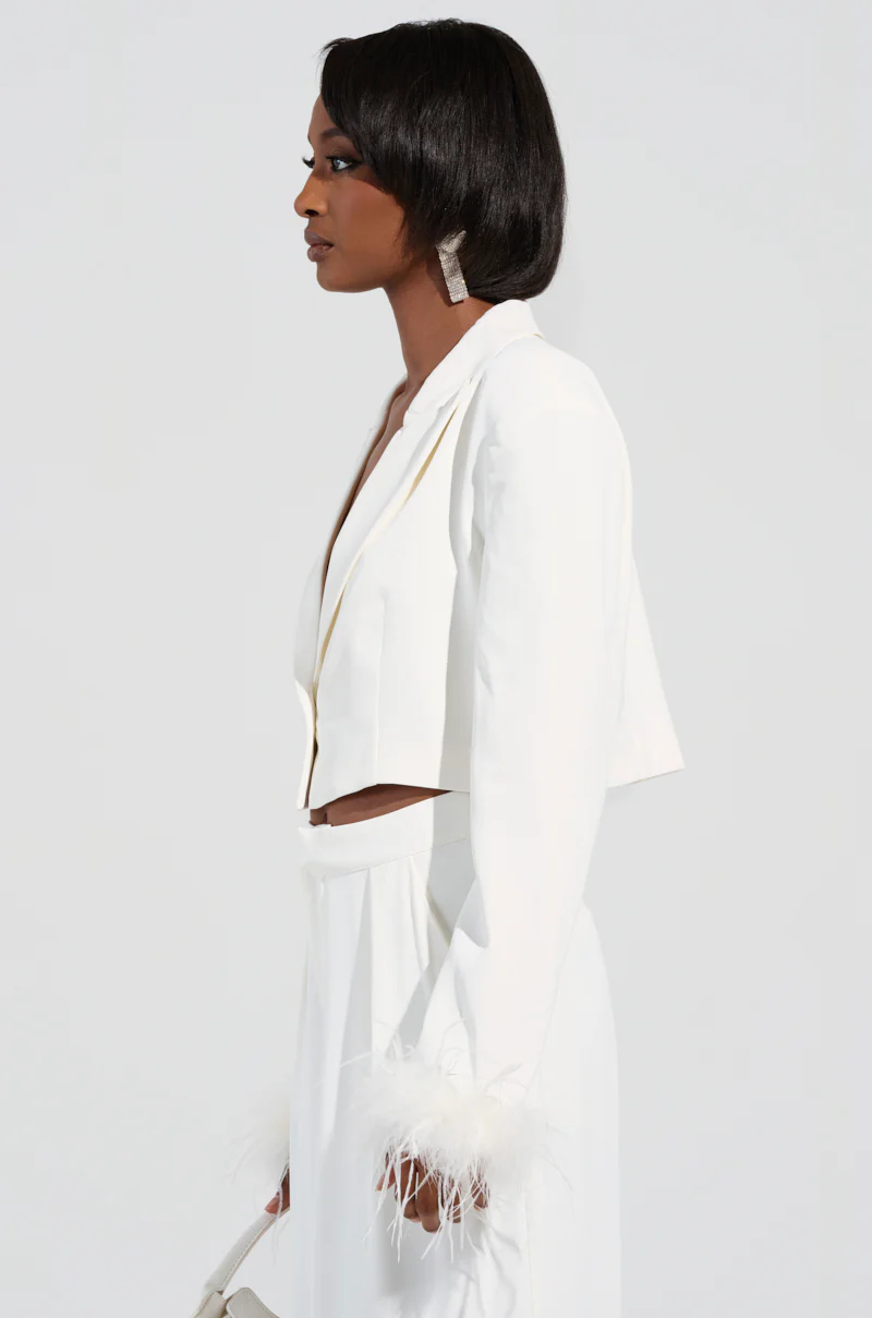 AMBROSIA CROPPED BLAZER - Image 3