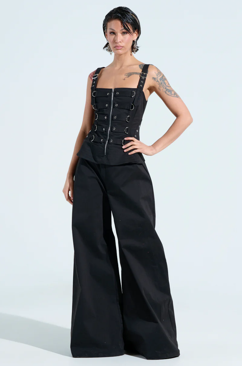 AMELIA JUMPSUIT WITH METAL DETAILS - Image 2