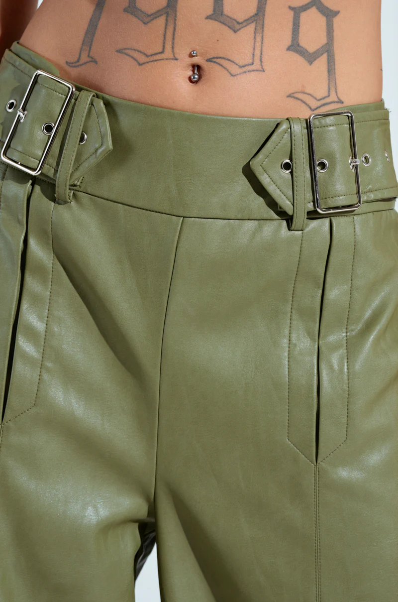 AMY TROUSER IN OLIVE - Image 6
