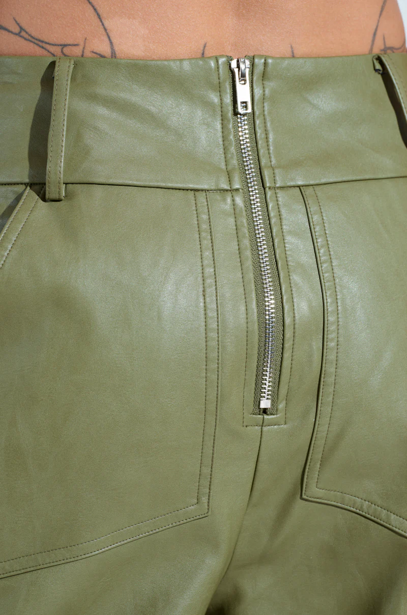 AMY TROUSER IN OLIVE - Image 7