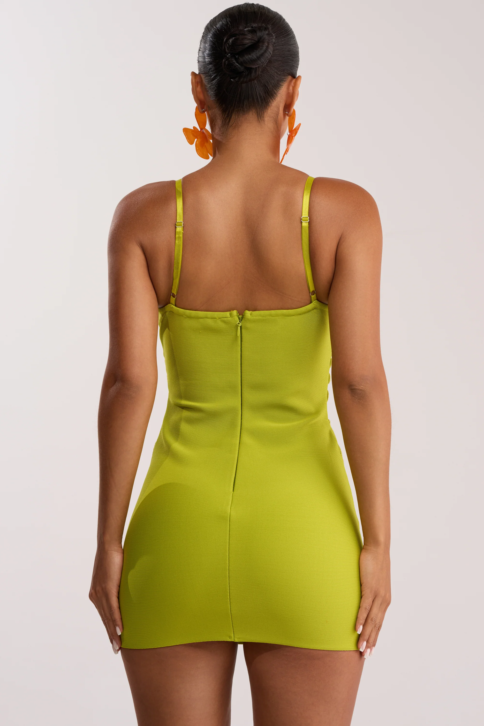 ANYTHING BUT BASIC MINI DRESS IN GREEN - Image 5