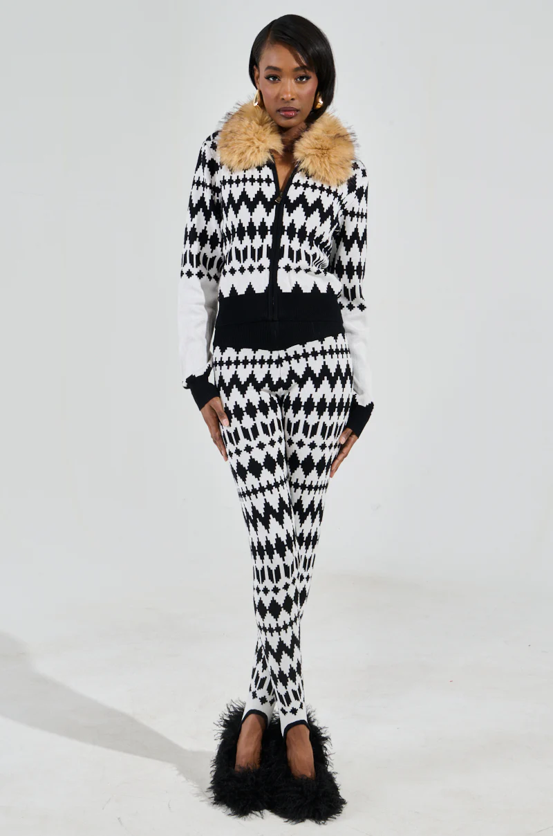 APRES SKI BADDIE KNIT ZIP UP PANT - Image 6