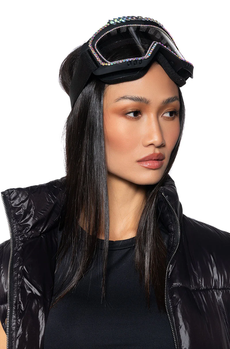APRES SKI RHINESTONE SKI GOGGLES - Image 3