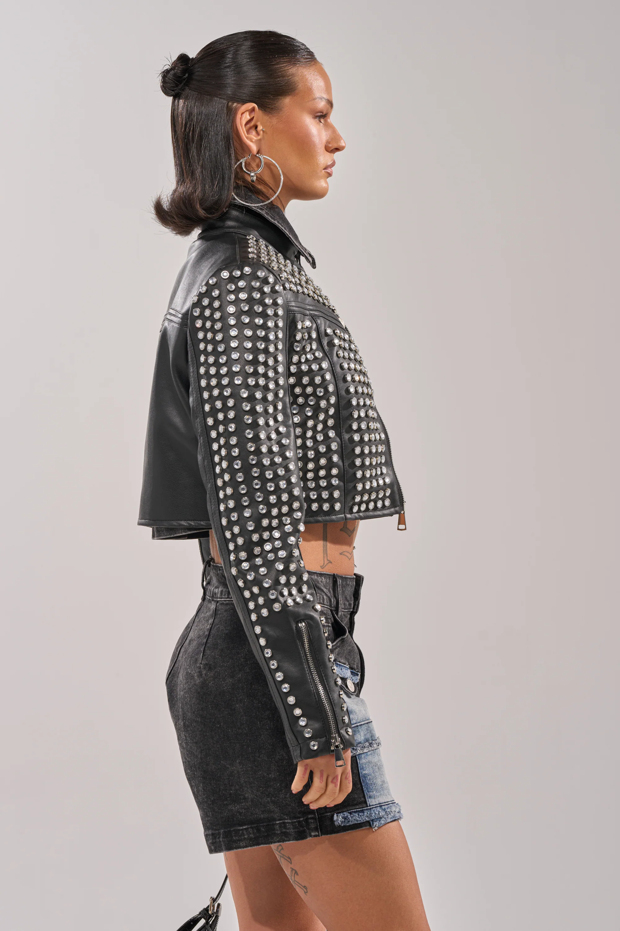 ASHTON RHINESTONE MOTO - Image 5