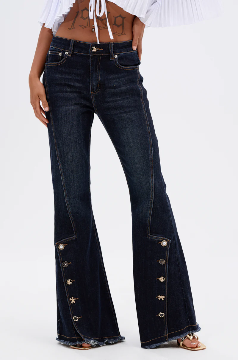 AUDREY FLARE DENIM PANT - Image 2