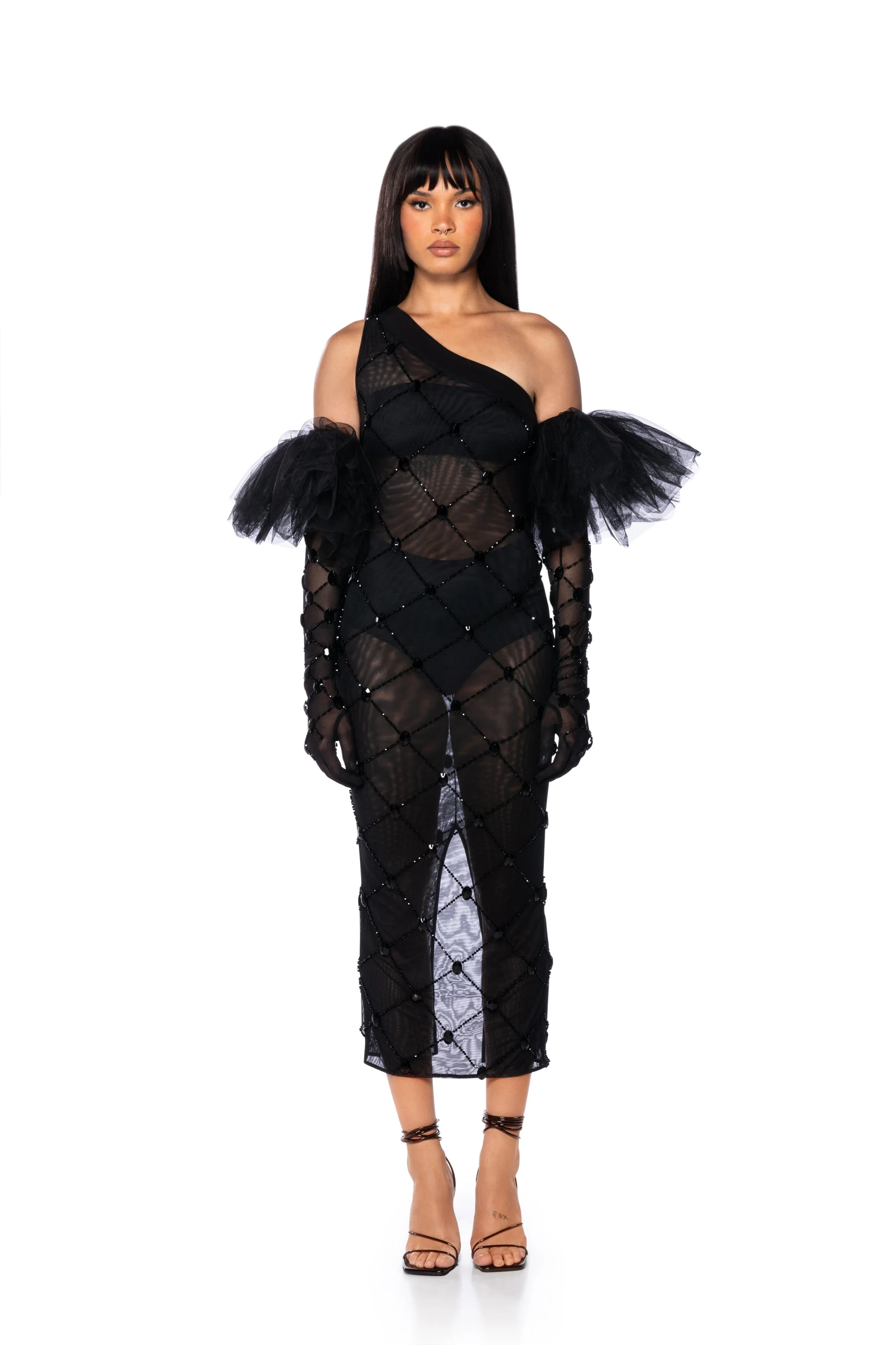 AVANT GARDE BEADED EVENING GLOVES - Image 6