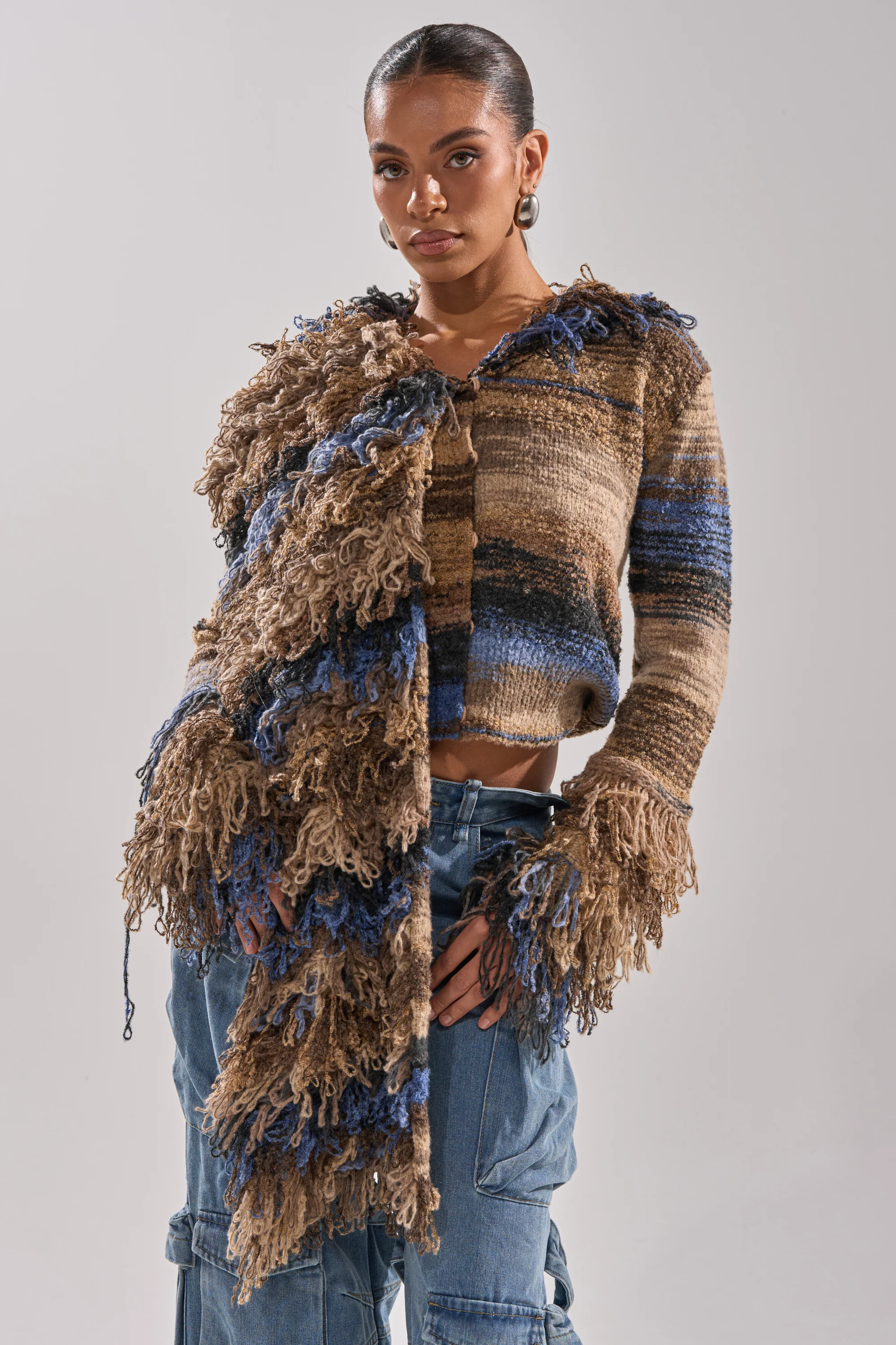 ALWAYS ON MY MIND FRINGE SWEATER - Image 2