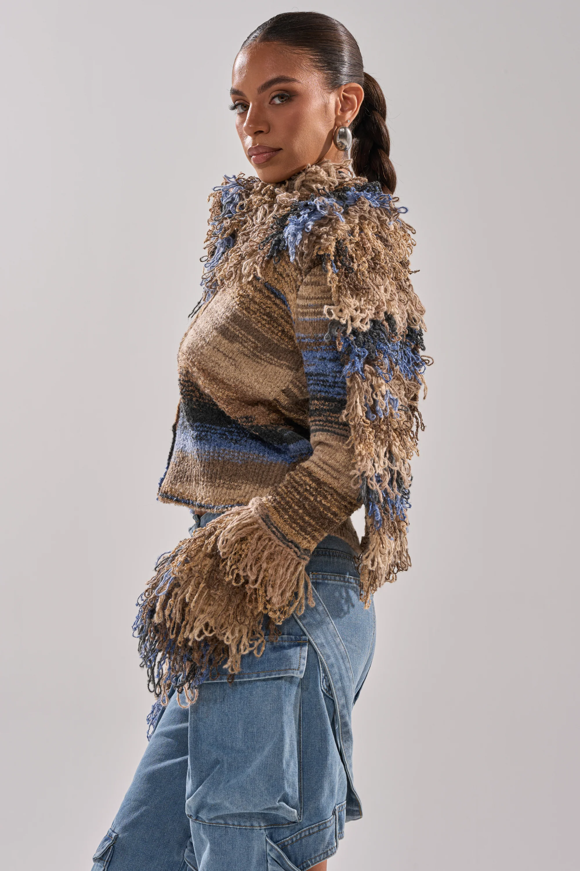 ALWAYS ON MY MIND FRINGE SWEATER - Image 6