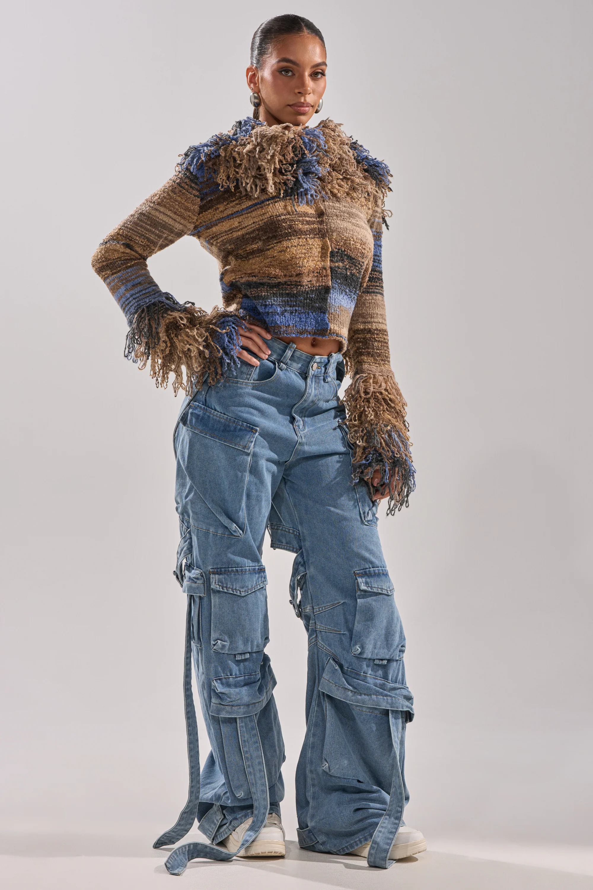 ALWAYS ON MY MIND FRINGE SWEATER - Image 9