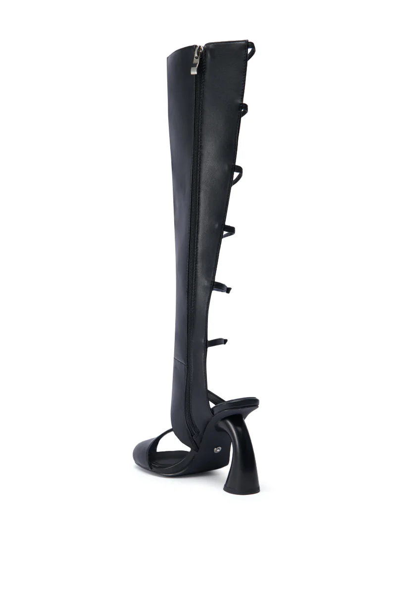 AZALEA WANG ANDRIUS BLACK GLADIATOR SANDAL - Image 5