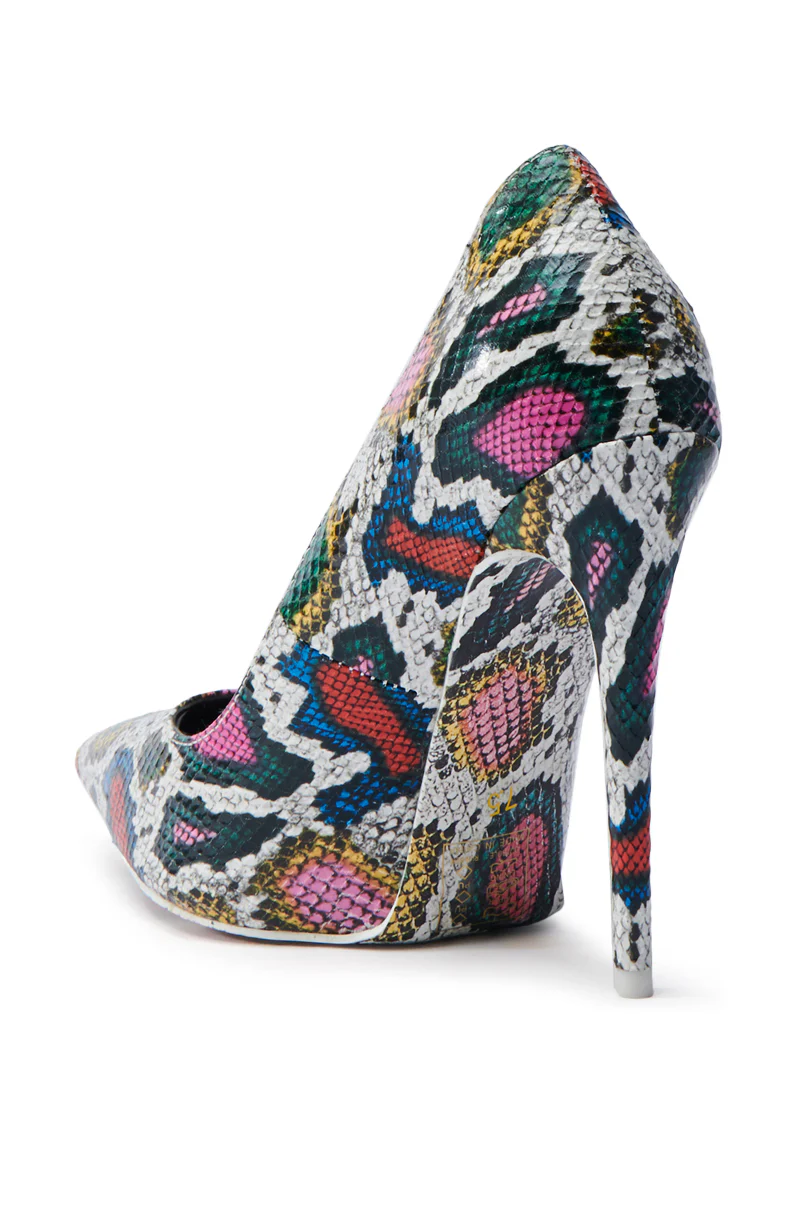 AZALEA WANG AURELIUS MULTI SNAKE STILETTO PUMP - Image 7