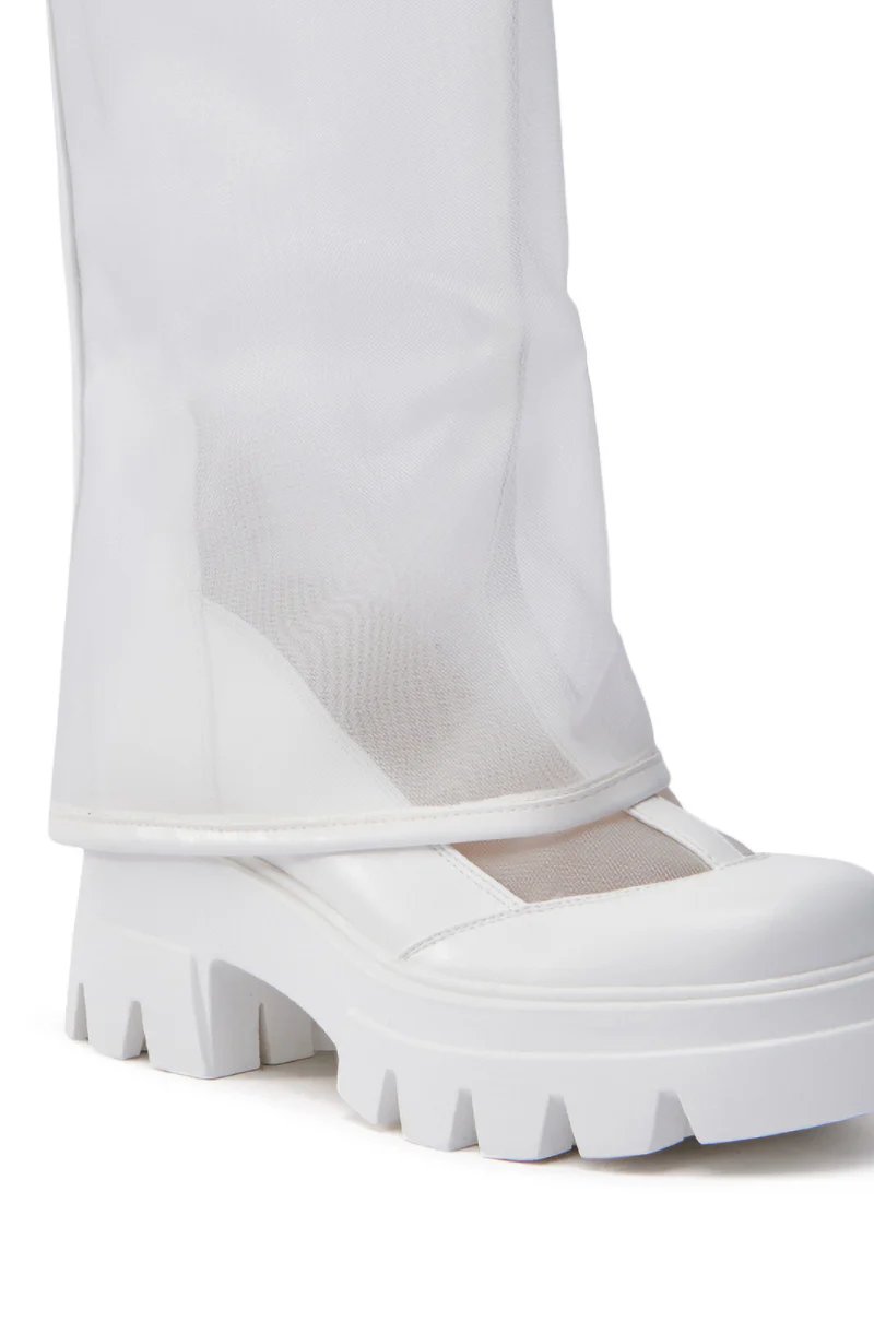 AZALEA WANG BAYE WHITE BOOT - Image 5