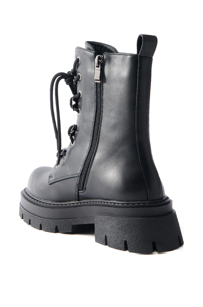 AZALEA WANG BROOKS BLACK COMBAT BOOTIE - Image 6